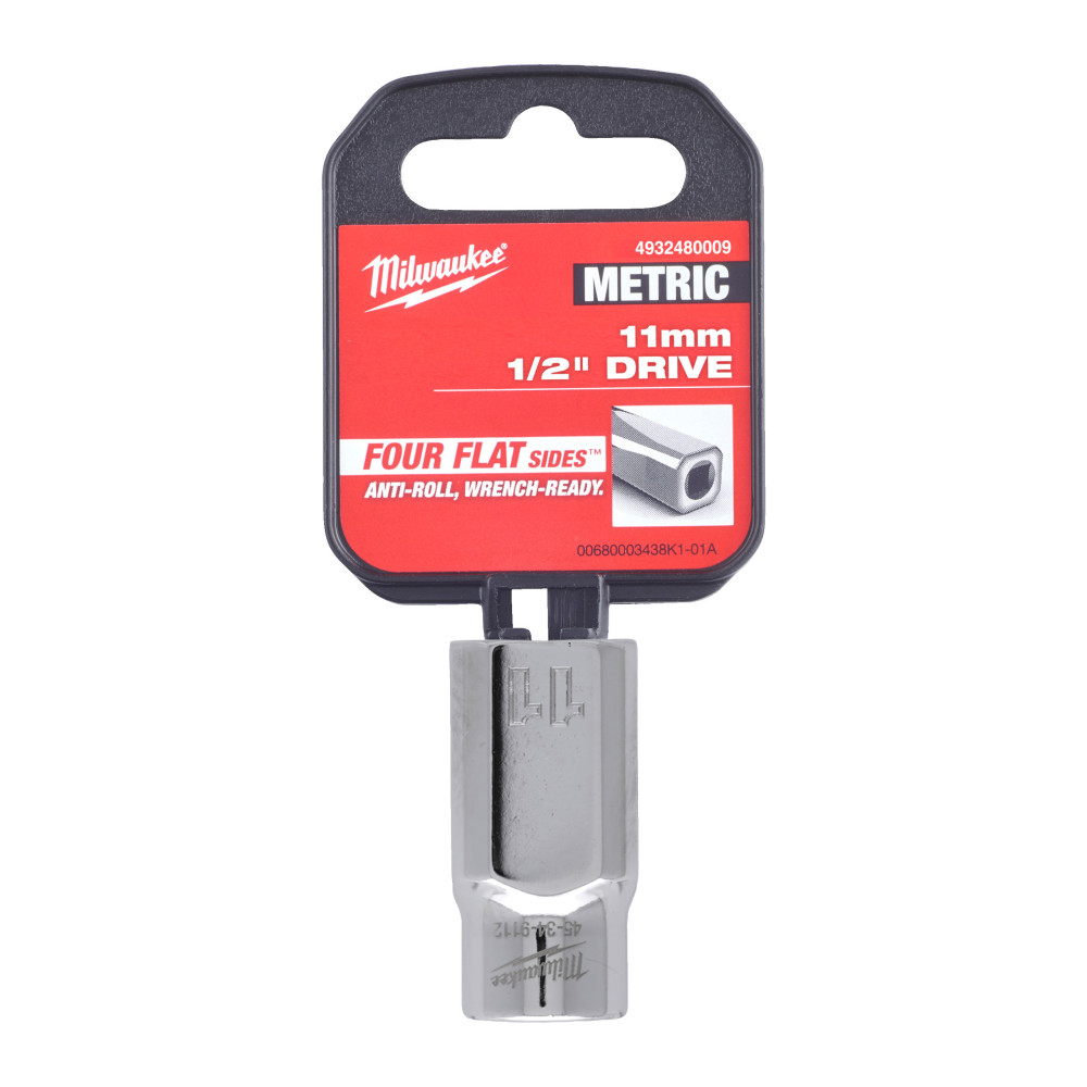 Nasadki chromowane ½″ - 1/2 Drive Socket Metric Standard - 11 mm