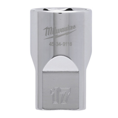 Nasadki chromowane ½″ - 1/2 Drive Socket Metric Standard - 17 mm