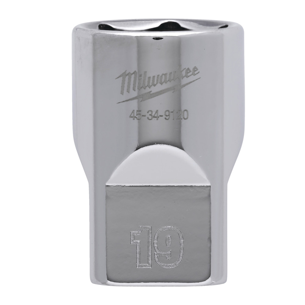 Nasadki chromowane ½″ - 1/2 Drive Socket Metric Standard - 19 mm