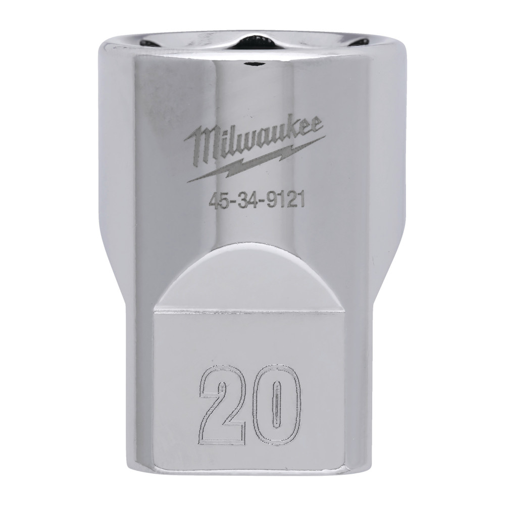 Nasadki chromowane ½″ - 1/2 Drive Socket Metric Standard - 20 mm