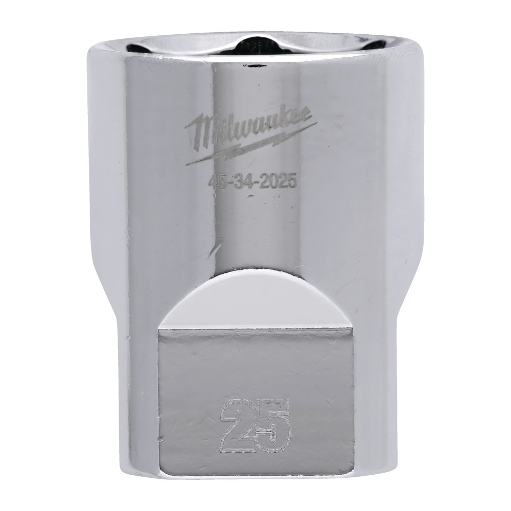 Nasadki chromowane ½″ - 1/2 Drive Socket Metric Standard - 25 mm