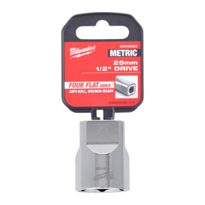 Nasadki chromowane ½″ - 1/2 Drive Socket Metric Standard - 25 mm