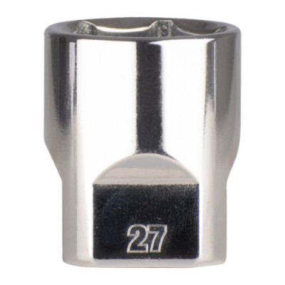 Nasadki chromowane ½″ - 1/2 Drive Socket Metric Standard - 27 mm