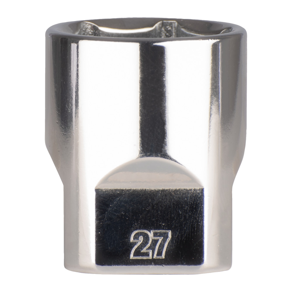 Nasadki chromowane ½″ - 1/2 Drive Socket Metric Standard - 27 mm