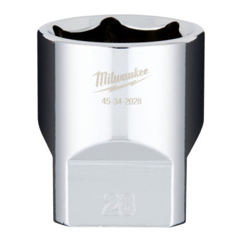 Nasadki chromowane ½″ - 1/2 Drive Socket Metric Standard - 28 mm