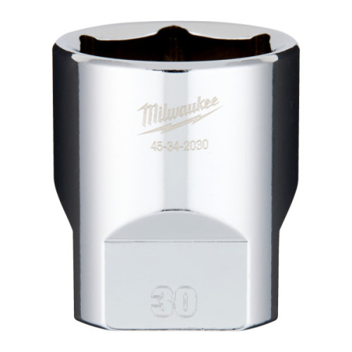 Nasadki chromowane ½″ - 1/2 Drive Socket Metric Standard - 30 mm