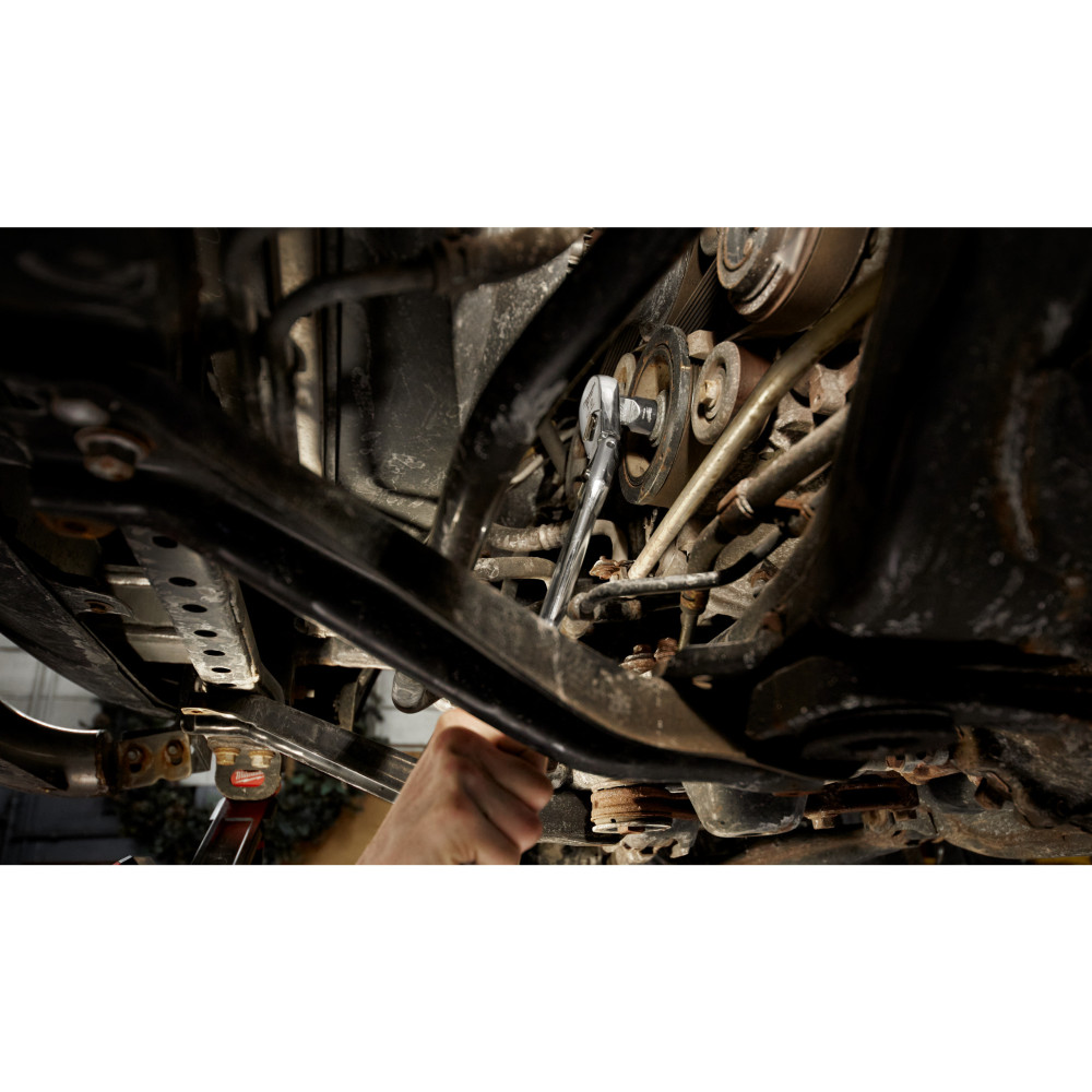 Grzechotka ½″ z ruchomą głowicą - 1/2" Drive Long Flex Head Ratchet