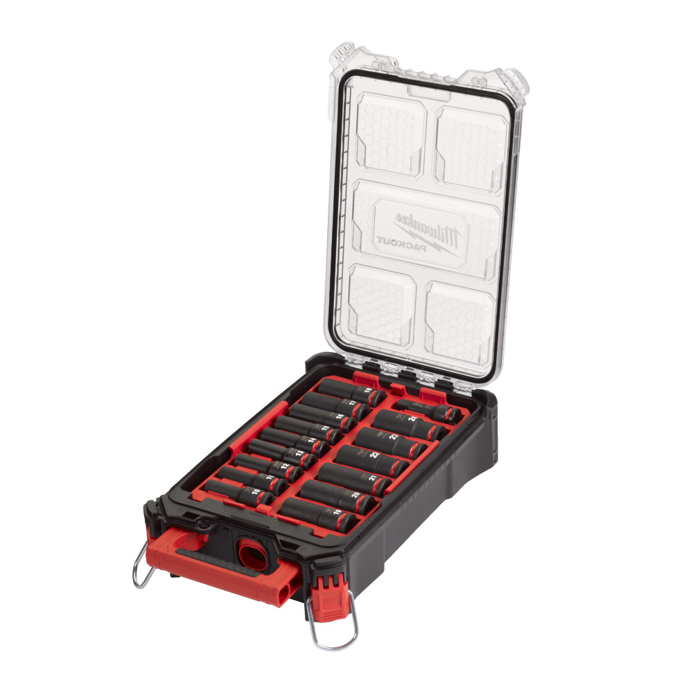 Nasadki Udarowe SHOCKWAVE™ IMPACT DUTY - 1/2" Packout impact socket set - 16 pc