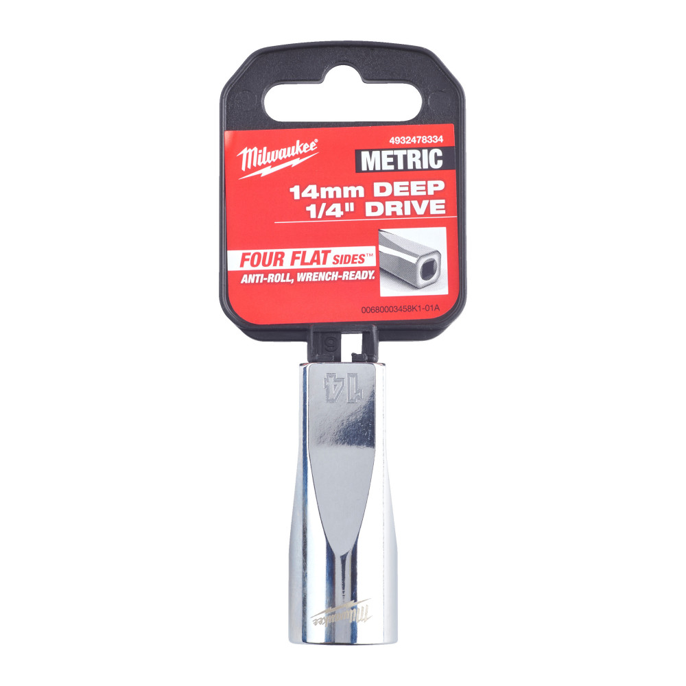 Nasadki chromowane ¼″ - 1/4 Drive Socket - Metric Deep - 14 mm