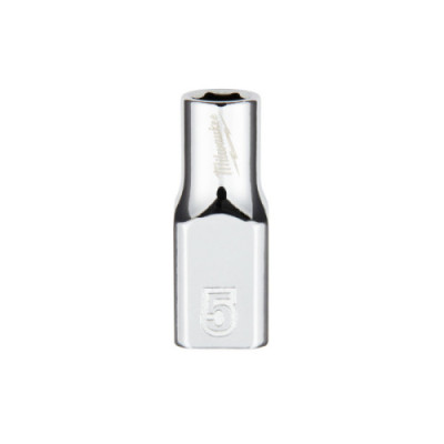 Nasadki chromowane ¼″ - 1/4 Drive Socket - Metric Standard - 5 mm