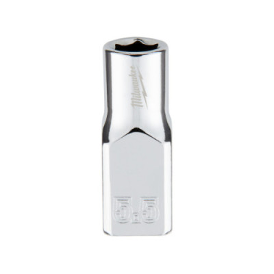 Nasadki chromowane ¼″ - 1/4 Drive Socket - Metric Standard - 5.5 mm