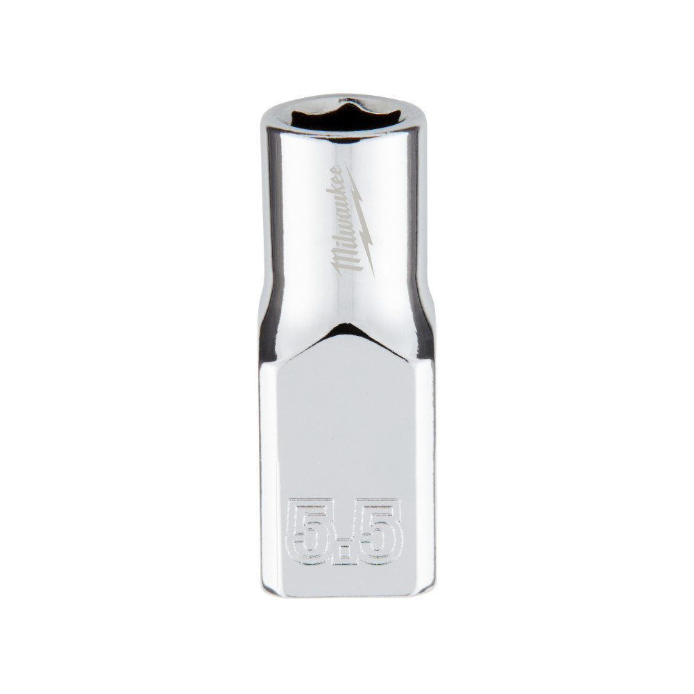 Nasadki chromowane ¼″ - 1/4 Drive Socket - Metric Standard - 5.5 mm