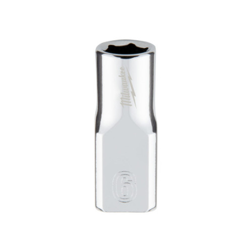 Nasadki chromowane ¼″ - 1/4 Drive Socket - Metric Standard - 6 mm