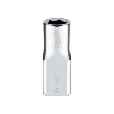 Nasadki chromowane ¼″ - 1/4 Drive Socket - Metric Standard - 6 mm