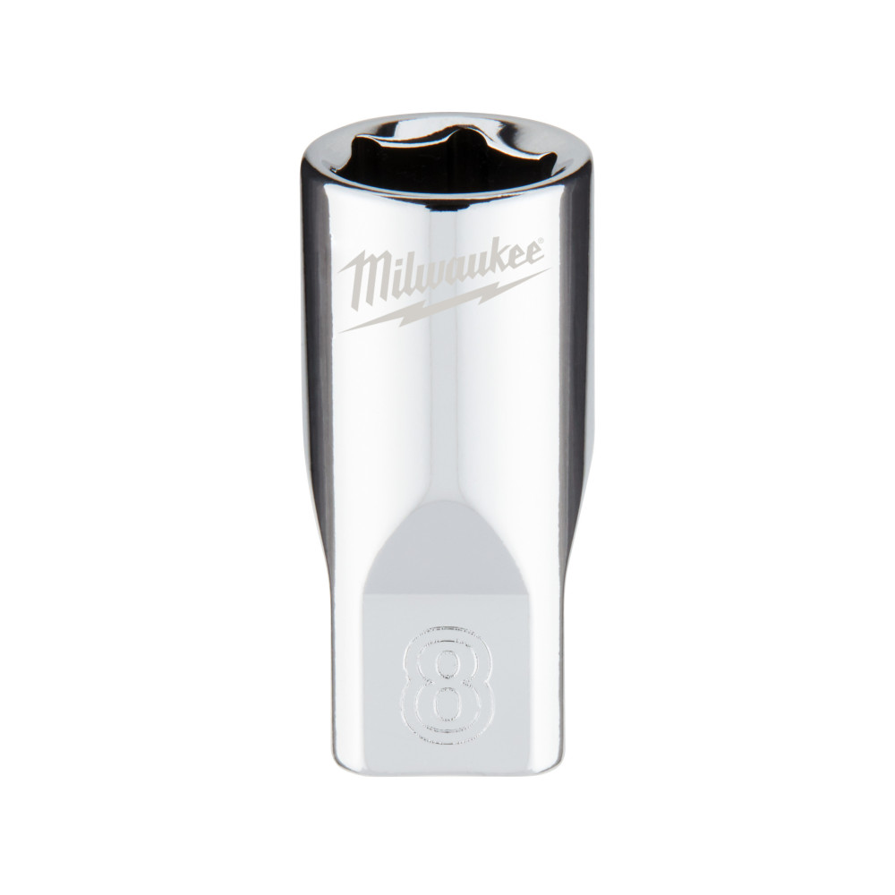 Nasadki chromowane ¼″ - 1/4 Drive Socket - Metric Standard - 8 mm