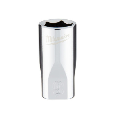 Nasadki chromowane ¼″ - 1/4 Drive Socket - Metric Standard - 9 mm