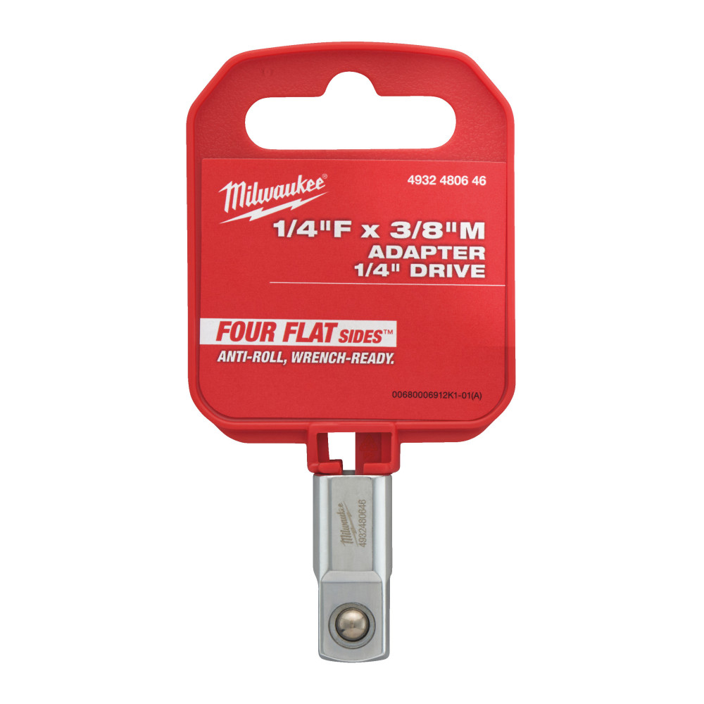 Adapter ¼″ - 1/4" Drive 1/4"F x 3/8"M Adapter