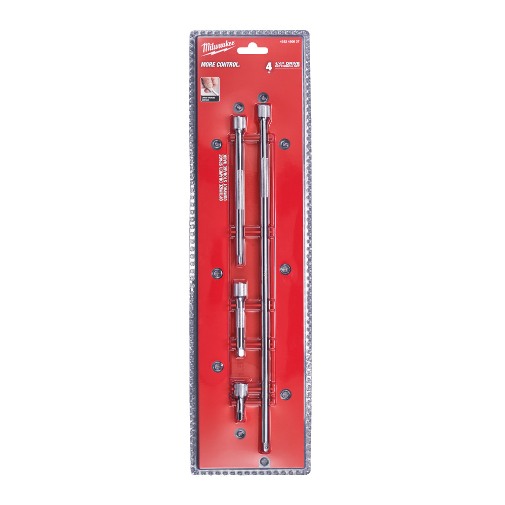 Zestaw przedłużek¼″  - 1/4" Drive Extension Set - 4 pc