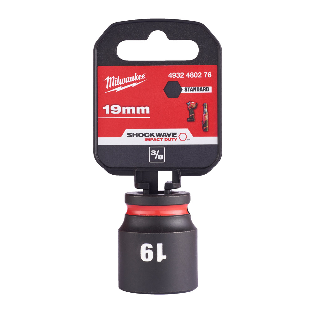 Nasadki Udarowe SHOCKWAVE™ IMPACT DUTY - 19 mm 3/8" impact socket STD - 1 pc