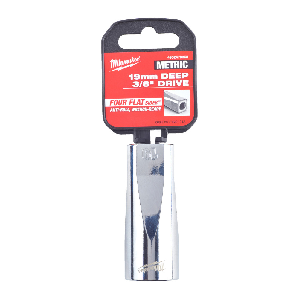 Nasadki chromowane ⅜ ″ - 3/8 Drive Socket - Metric Deep - 19 mm