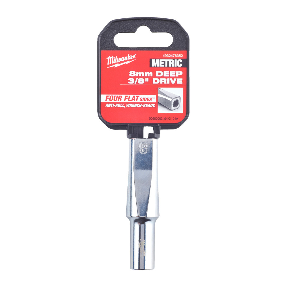Nasadki chromowane ⅜ ″ - 3/8 Drive Socket - Metric Deep - 8 mm