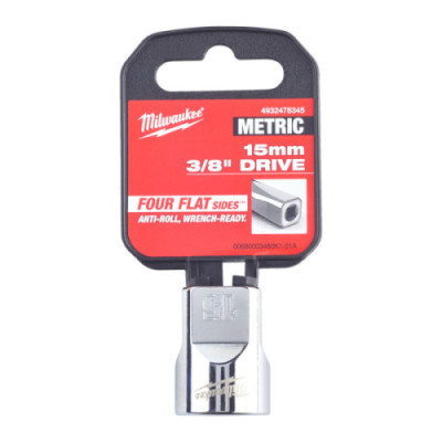 Nasadki chromowane ⅜ ″ - 3/8 Drive Socket - Metric Standard - 15 mm