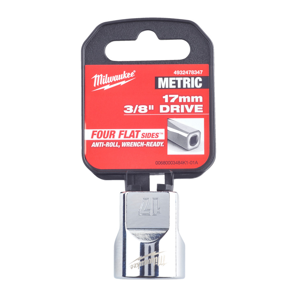 Nasadki chromowane ⅜ ″ - 3/8 Drive Socket - Metric Standard - 17 mm