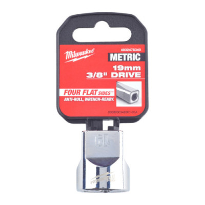 Nasadki chromowane ⅜ ″ - 3/8 Drive Socket - Metric Standard - 19 mm