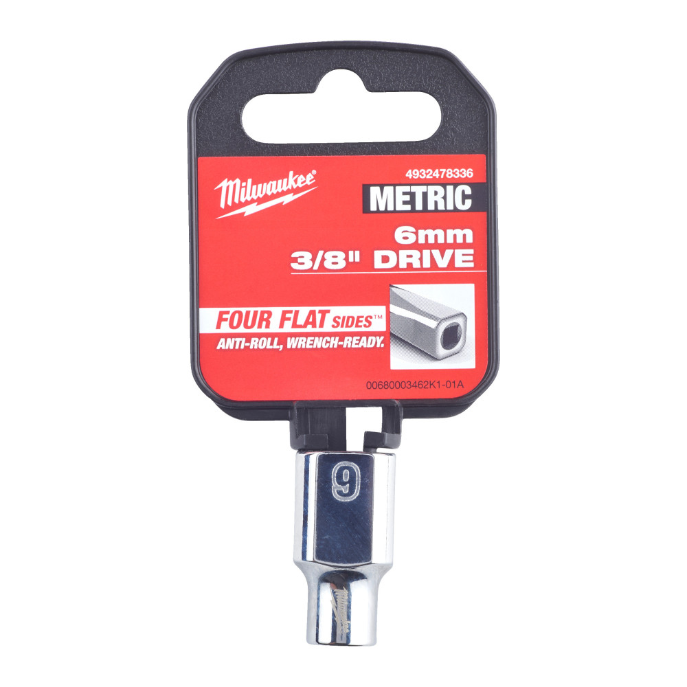 Nasadki chromowane ⅜ ″ - 3/8 Drive Socket - Metric Standard - 6 mm