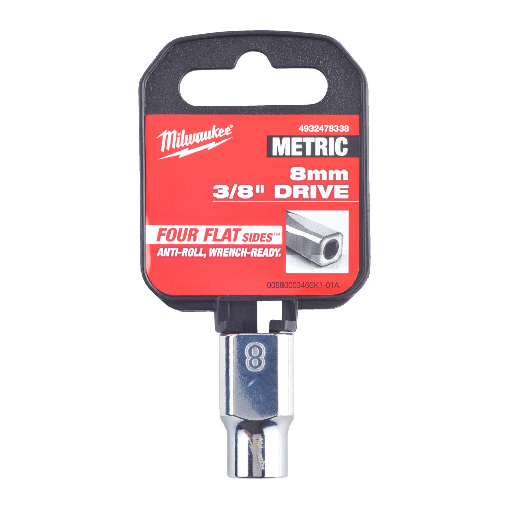 Nasadki chromowane ⅜ ″ - 3/8 Drive Socket - Metric Standard - 8 mm