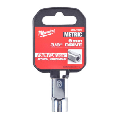 Nasadki chromowane ⅜ ″ - 3/8 Drive Socket - Metric Standard - 9 mm