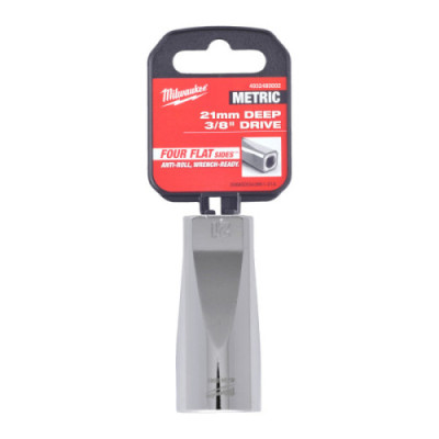 Nasadki chromowane ⅜ ″ - 3/8 Drive Socket Metric Deep - 21 mm