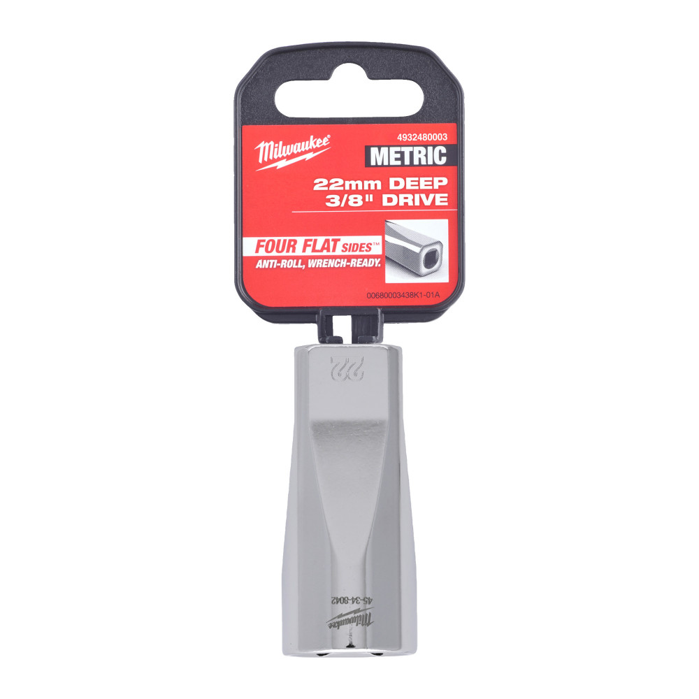 Nasadki chromowane ⅜ ″ - 3/8 Drive Socket Metric Deep - 22 mm
