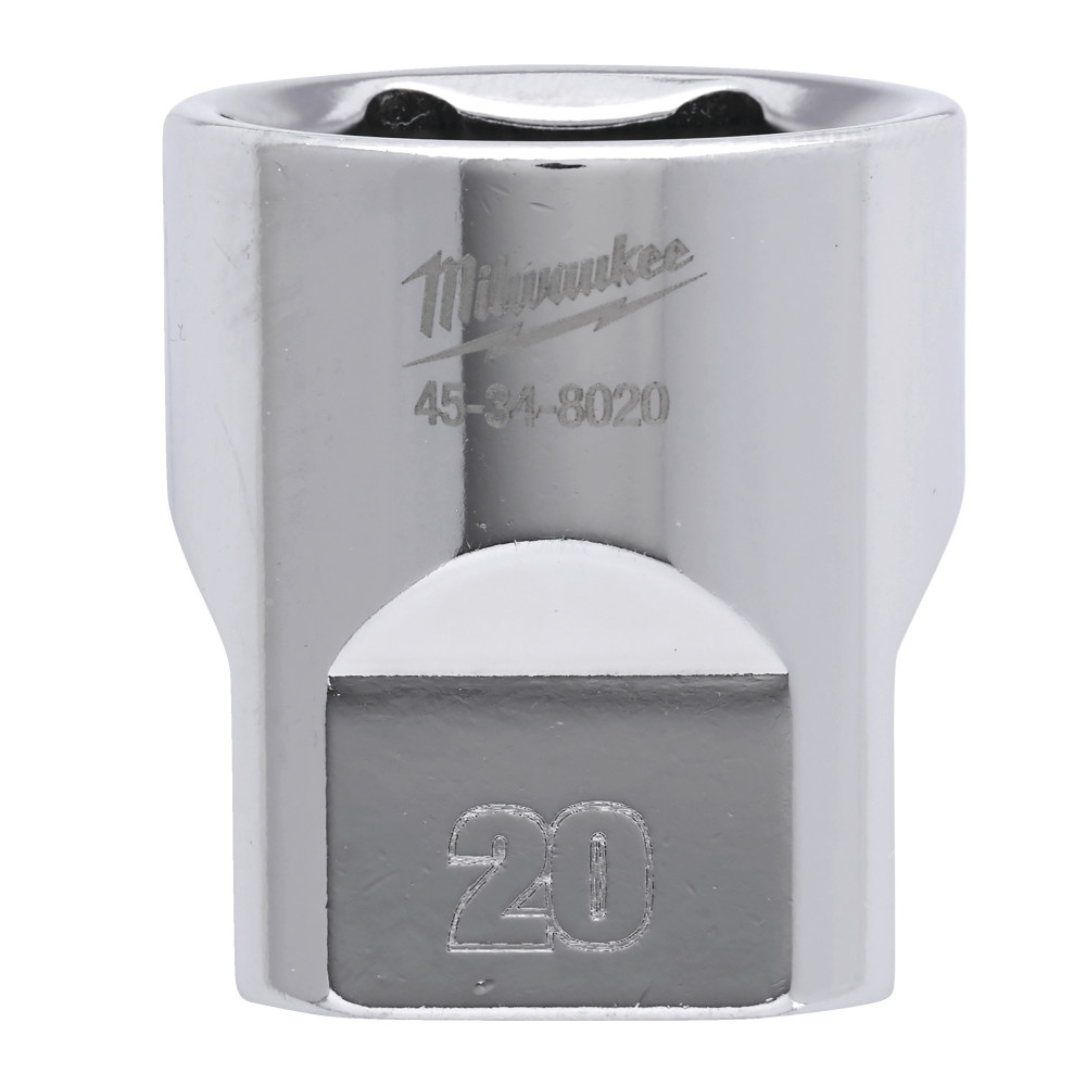 Nasadki chromowane ⅜ ″ - 3/8 Drive Socket Metric Standard - 20 mm