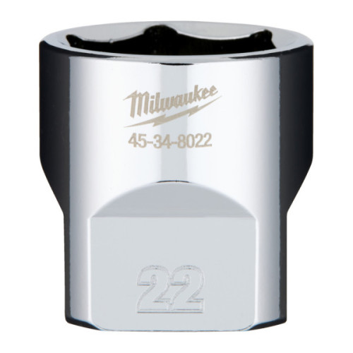 Nasadki chromowane ⅜ ″ - 3/8 Drive Socket Metric Standard - 22 mm