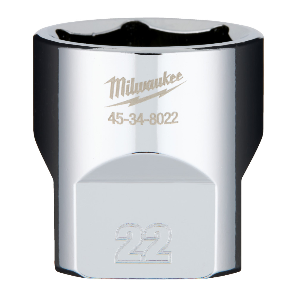 Nasadki chromowane ⅜ ″ - 3/8 Drive Socket Metric Standard - 22 mm