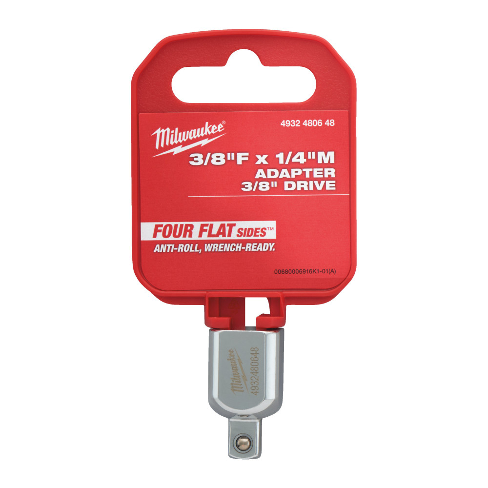 Adaptery ⅜″ - 3/8" Drive 3/8"F x 1/4"M Adapter