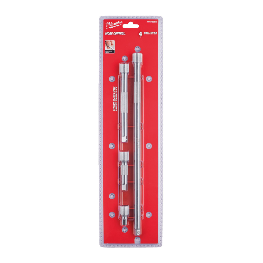 Zestaw przedłużek⅜″  - 3/8" Drive Extension Set - 4 pc