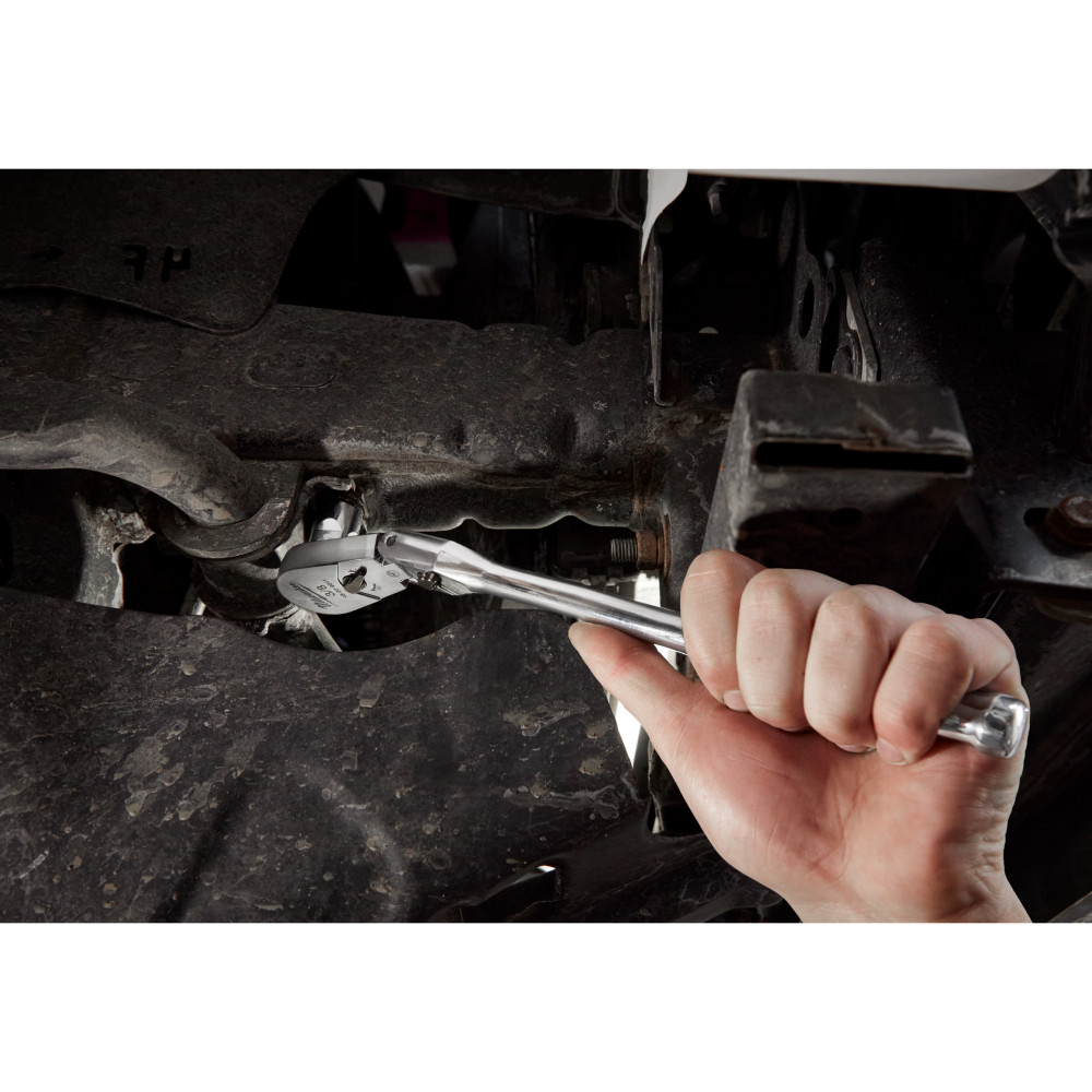 Grzechotka ⅜″ z ruchomą głowicą - 3/8" Drive Long Flex Head Ratchet