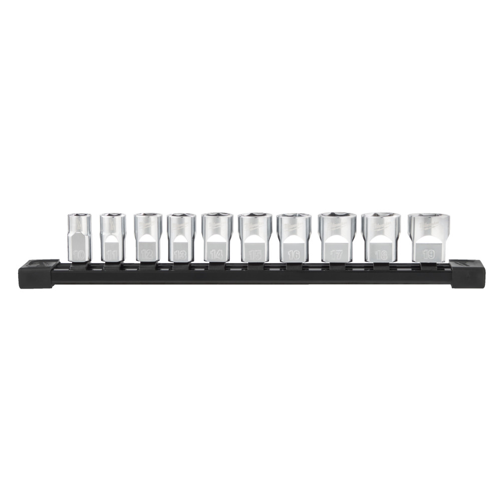 Zestawy nasadek ⅜″ - 3/8" Drive Metric Chrome Sockets - 10 pc