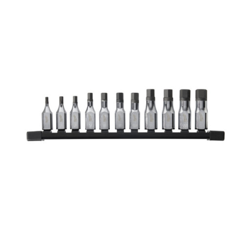 3/8" Drive Metric Hex Bit Socket Set - 11 pc