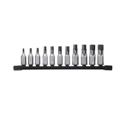 3/8" Drive Metric Hex Bit Socket Set - 11 pc