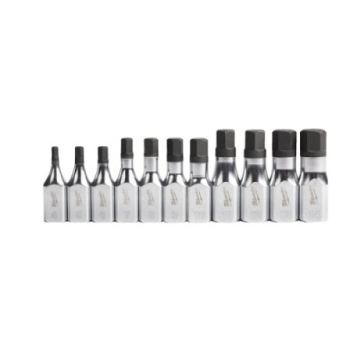 3/8" Drive Metric Hex Bit Socket Set - 11 pc