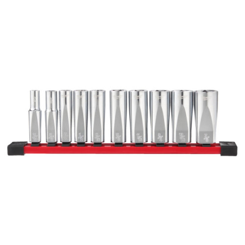 Zestawy nasadek ⅜″ - 3/8" Drive SAE Deep Chrome Socket Set - 10 pc