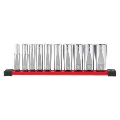 Zestawy nasadek ⅜″ - 3/8" Drive SAE Deep Chrome Socket Set - 10 pc
