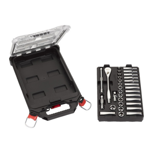 Zestawy nasadek  z grzechotką - 3/8" Metric 32 pc Ratchet & Socket PACKOUT Set