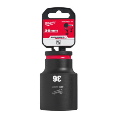 Nasadki Udarowe SHOCKWAVE™ IMPACT DUTY - 36 mm 1/2" impact socket deep - 1pc