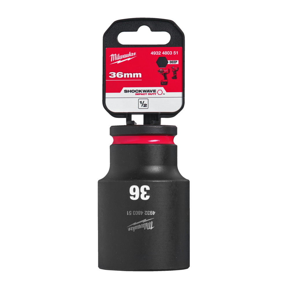 Nasadki Udarowe SHOCKWAVE™ IMPACT DUTY - 36 mm 1/2" impact socket deep - 1pc