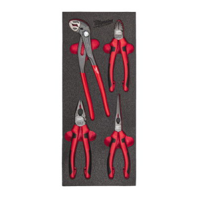 Zestaw szczypiec na piance - 4 pc Pliers Foam Insert Set
