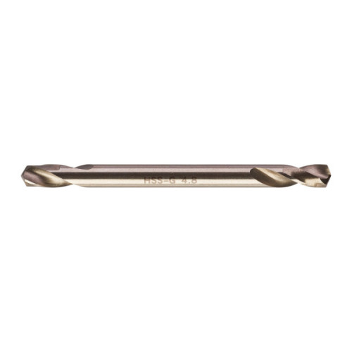 Wiertła do metalu HSS-G - Dwustronne - 4.80 x 62 - 10 pcs